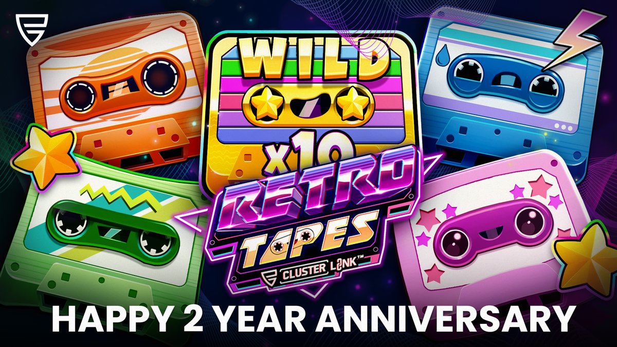 🎉 Retro Tapes: 2 Year Anniversary! 🎉

2 years ago, another icon joined the Push Gaming roster. 📼

From its timeless design, to its fast and accessible gameplay, Retro Tapes has become a firm fan-favourite since its release in 2022. ❤️

#pushgaming #playersfirst #gaming 🥳✨