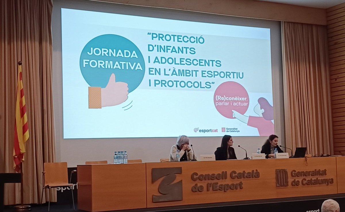Seguim treballant per millorar la protecció dels infants i adolescents. Avui estem al #CCE a la jornada de treball organitzada per <a href="/esportcat/">Esports</a>.

Al <a href="/CEMaresme/">Consell Esportiu del Maresme</a> ja hem posat en marxa el protocol propi i l'hem posat a disposició d'ajuntaments i entitats