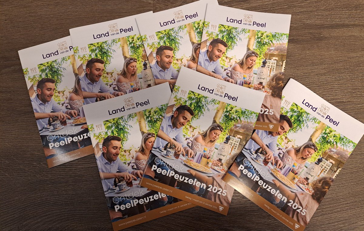 Yes! Ze zijn er weer, 'vers van de pers', PeelPeuzelboekjes 2025! Een ideaal Sint- of Kerstcadeau. Verkrijgbaar bij de VVV's en toeristenbureaus in de Peel peelpeuzelen.nl