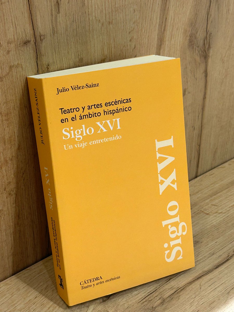 ¿Cómo influyen las artes escénicas del siglo XV?

#librofindesemana 'Teatro y artes escénicas en el ámbito hispánico. Siglo XVI' de Julio Vélez-Sainz
catedra.com/libro/teatro-y…