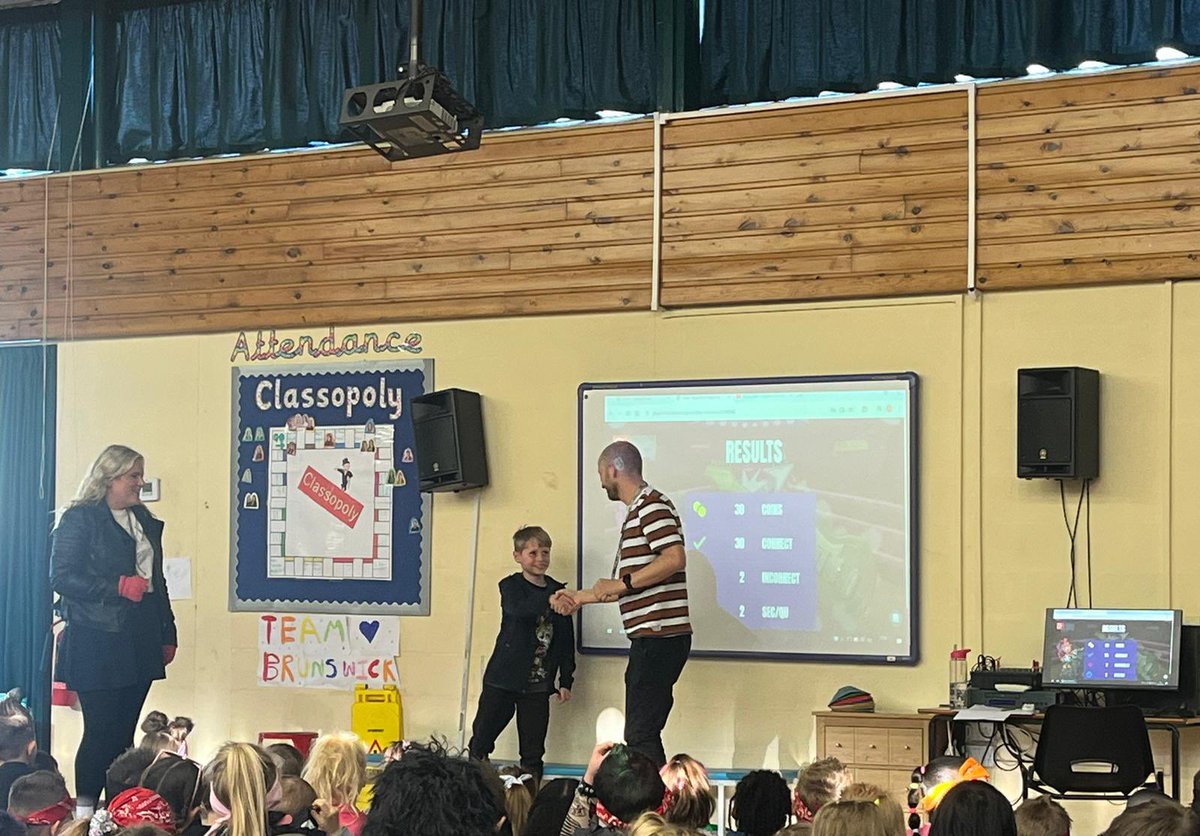 Times Tables Rockstars’ Day has got off to a fantastic start! We have been battling this morning and Jamie blew us away with his speed! He beat Mr Johnson 38-30 and didn’t get a single question wrong 👏🌟