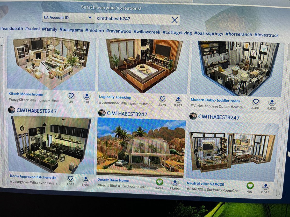 Cimthabestb247's tweet photo. Who ever nominated me for a #maxisfav for my kitsch monochrome room. thank you I was screaming this is my 6th #thesims4 https://t.co/CfJvmQiwVC