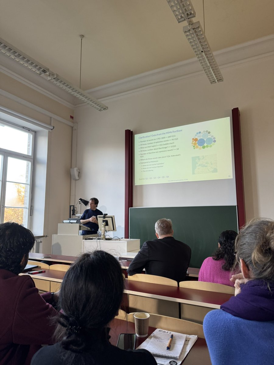 lukasz pakula (@lukaszpakula) on Twitter photo In my undergraduate life, I nearly failed both the literature and literary theory courses… I’m sure this wouldn’t’ve been the case, had I explored literature through digital lenses as <a href="/christof77/">Christof Schöch – https://fedihum.org/@christof</a> just did. Kudos!
Enjoying my day at <a href="/DHSS_FAU/">DHSS FAU Erlangen-Nürnberg</a> In my undergraduate life, I nearly failed both the literature and literary theory courses… I’m sure this wouldn’t’ve been the case, had I explored literature through digital lenses as <a href="/christof77/">Christof Schöch – https://fedihum.org/@christof</a> just did. Kudos!
Enjoying my day at <a href="/DHSS_FAU/">DHSS FAU Erlangen-Nürnberg</a>