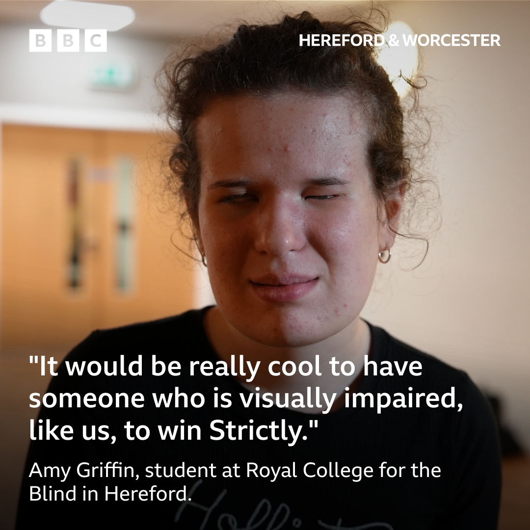 Strictly’s Chris McCausland studied at the Royal National College for the Blind in Hereford and he is the first ever blind contestant to take to the Strictly dance floor. 

Hear from people at his former College who are inspired by his achievements 👉 bbc.in/4i38faC