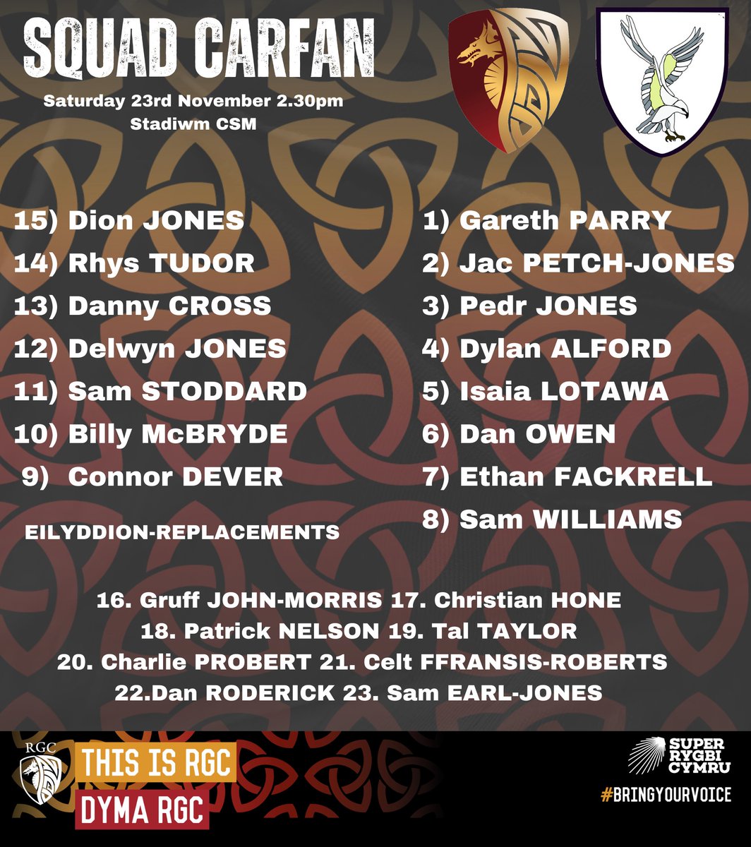 𝗥𝗚𝗖 𝘆𝗲 𝗔𝗯𝗲𝗿𝘁𝗮𝘄𝗲 𝗗𝘆𝗱𝗱 𝗦𝗮𝗱𝘄𝗿𝗻 𝟮𝟯𝗮𝗶𝗻 𝗼 𝗗𝗮𝗰𝗵𝘄𝗲𝗱𝗱, 𝗖.𝗚. 𝟮:𝟯𝟬𝘆𝗽 / 𝗥𝗚𝗖 𝘃 𝗦𝘄𝗮𝗻𝘀𝗲𝗮 𝗦𝗮𝘁𝘂𝗿𝗱𝗮𝘆 𝟮𝟯𝗿𝗱 𝗡𝗼𝘃𝗲𝗺𝗯𝗲𝗿, 𝟮:𝟯𝟬𝗽𝗺 𝗞.𝗢.