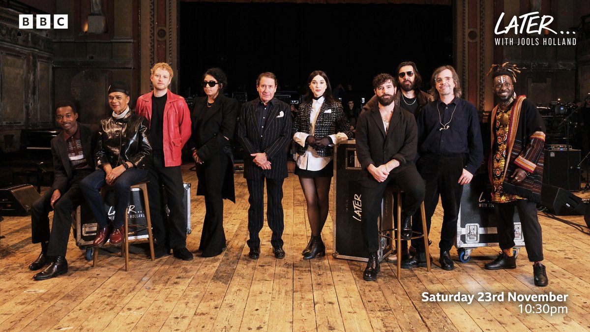 Later...with Jools Holland on BBC Two (@bbclater) on Twitter photo We’re back this evening at 10:30pm with a fantastic series finale on <a href="/BBCTwo/">BBC Two</a> & <a href="/BBCiPlayer/">BBC iPlayer</a> 🎉
Welcoming an incredible line-up with <a href="/st_vincent/">St. Vincent</a>, K.O.G, <a href="/yannisandtheyaw/">yannisandtheyaw</a>, <a href="/arooj_aftab/">arooj aftab</a>, <a href="/JalenNgonda/">Jalen Ngonda</a> and <a href="/_joe_webb_/">JoeWebbMusic</a> 🔥 We’re back this evening at 10:30pm with a fantastic series finale on <a href="/BBCTwo/">BBC Two</a> & <a href="/BBCiPlayer/">BBC iPlayer</a> 🎉
Welcoming an incredible line-up with <a href="/st_vincent/">St. Vincent</a>, K.O.G, <a href="/yannisandtheyaw/">yannisandtheyaw</a>, <a href="/arooj_aftab/">arooj aftab</a>, <a href="/JalenNgonda/">Jalen Ngonda</a> and <a href="/_joe_webb_/">JoeWebbMusic</a> 🔥