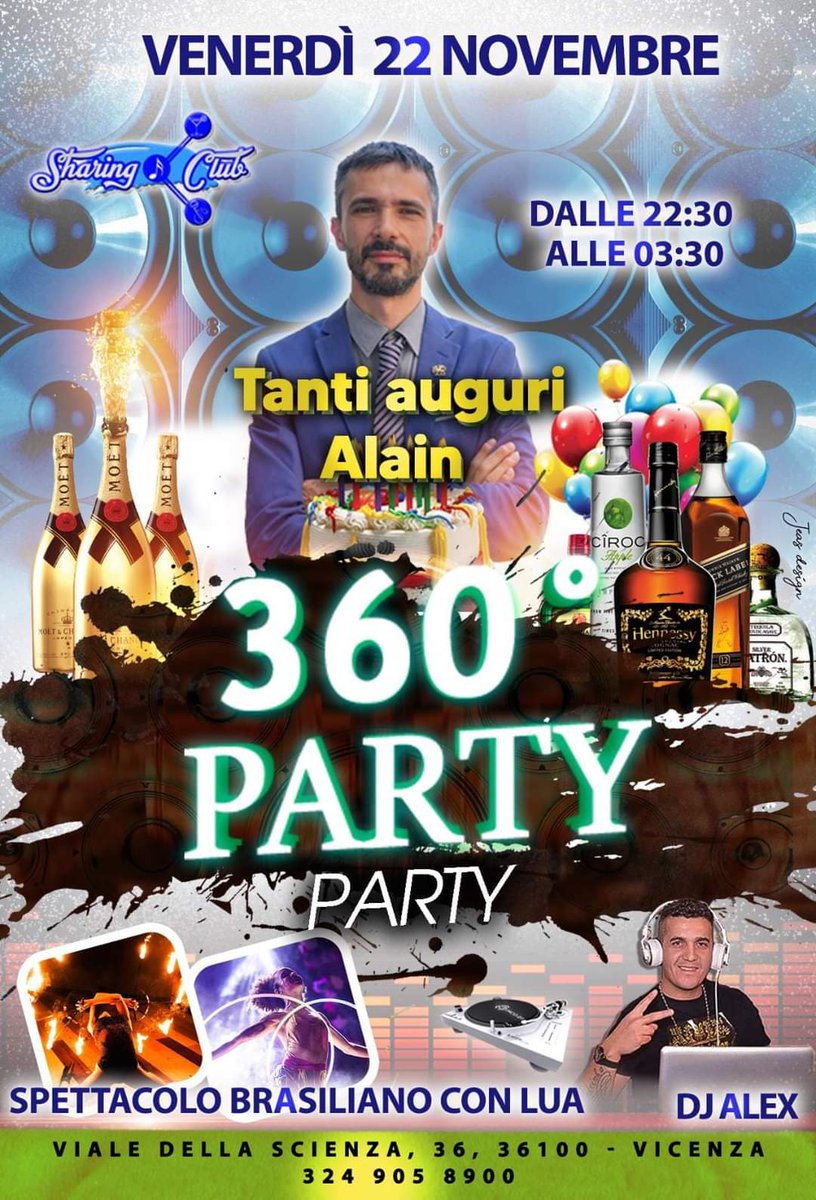 luciani_alain's tweet image. 📌 Intanto vorrei ringraziarVi tutti mi state coprendo di auguri e di affetto, Grazie!
📌 Vi invito ufficialmente alla mia festa di compleanno, sarà un modo per incontrarci divertendoci, Vi Aspetto. 🎉✌🏻