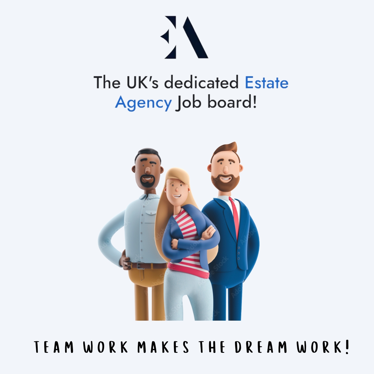 Team work makes the dream work! 💭 Looking to build that dream team ? Post your vacancy now on the dedicated jobs board for the quality applicants you need.👍estateagentjobs.co.uk #recruitment #estateagency #property #jobs