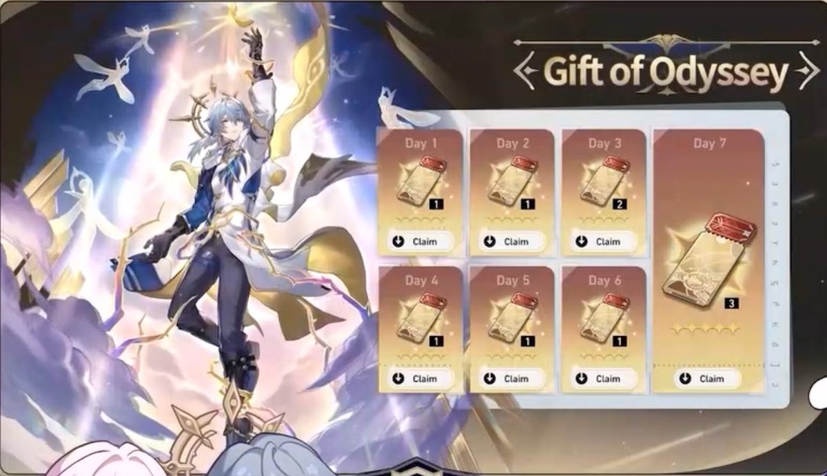 Genshin_T1's tweet photo. 10 Free Pulls for HSR 2.7
Also 300 Codes:

UAJJDY9E8JJT
MTJ2CG9XRK2F
DSJKDYQF82J3 https://t.co/vTRUmjALaD