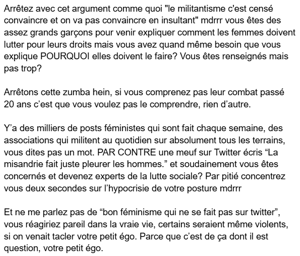 MiraiPandaYT's tweet photo. J'ai la flemme de répondre a tlm en DM/réponse donc j'vous mets une réponse globale ici, en bref écoutez les gens quand ils parlent de leurs problèmes au lieu de leur couper la parole

Désolé pour le screen dégueux j’avais pas la place de tout écrire et flemme de faire un thread https://t.co/nVIHIB4U5G