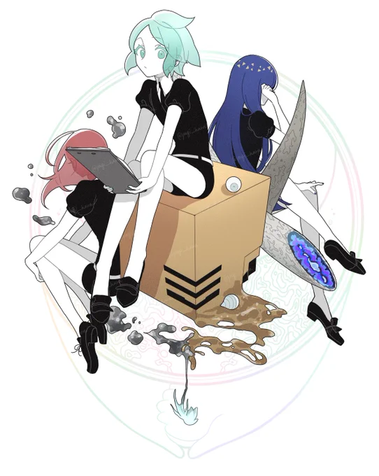 フォスフォフィライト#housekinokuni_fanart 