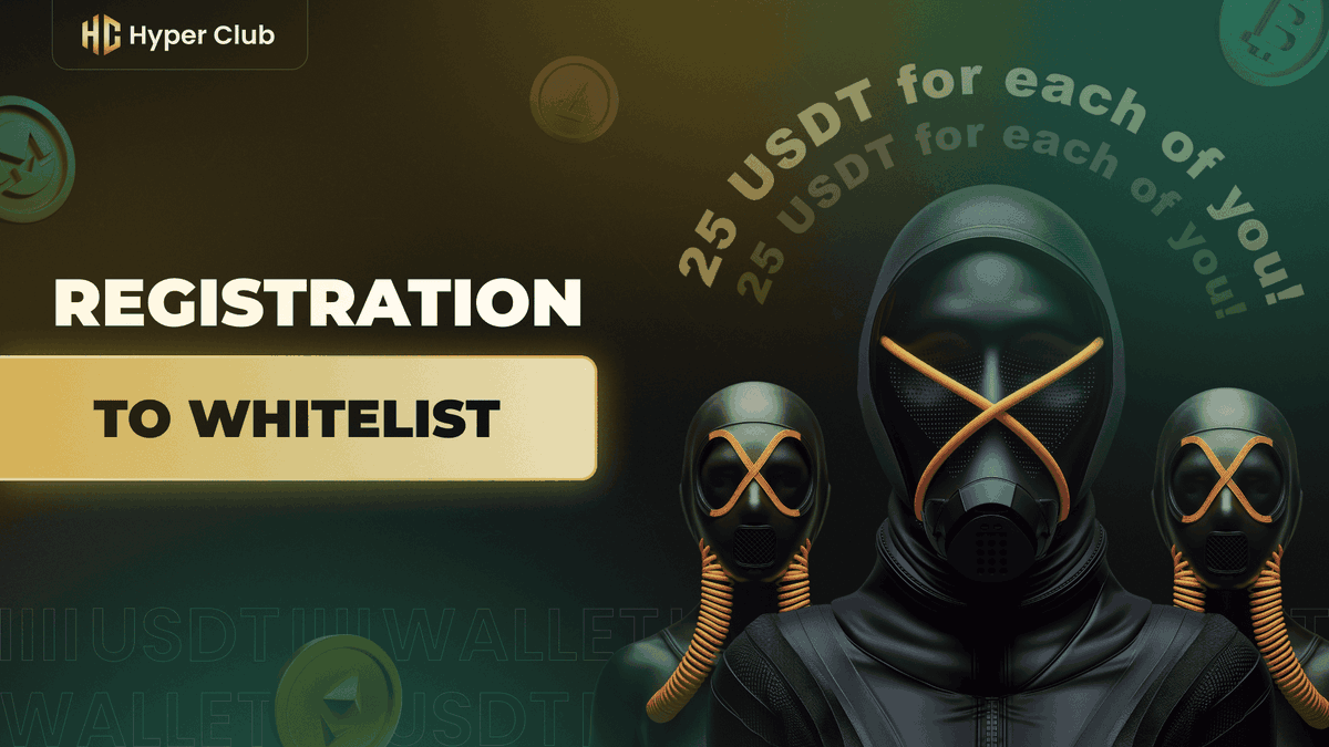 Hyper Club is opening a registration form for the first 100 users. These participants will receive 25 USDT in their wallets to test our platform and experience its benefits.

🔼 Check out the video guide: 
youtube.com/watch?v=by9hda…

Register now and begin your journey to success