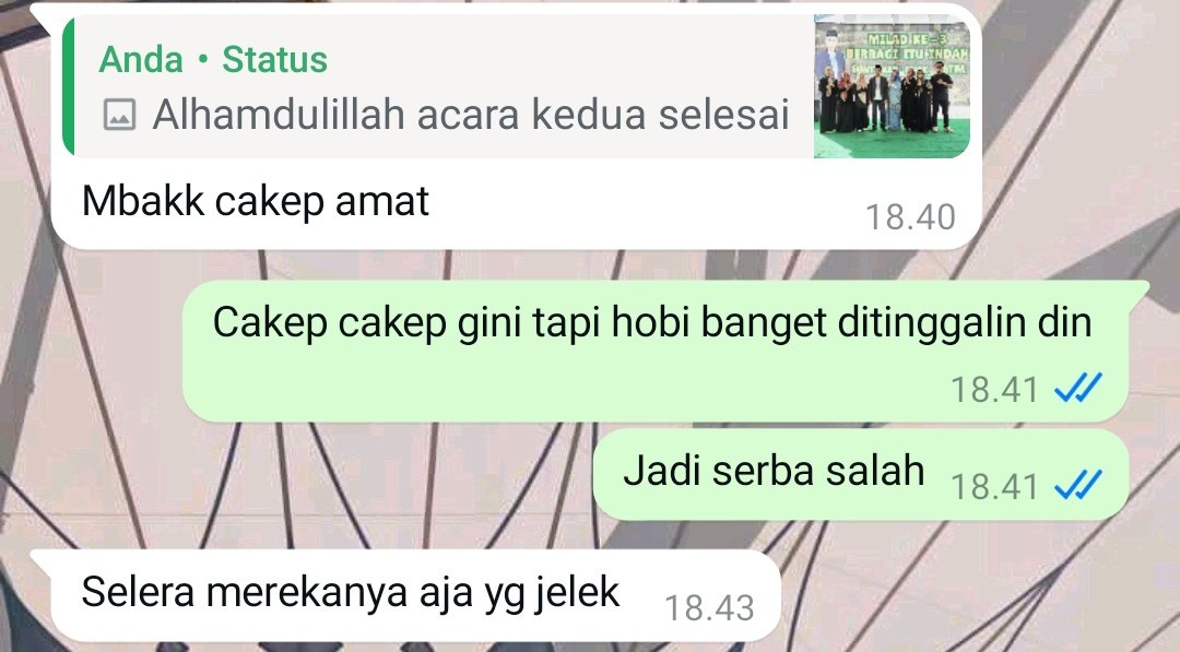 femmeane's tweet photo. Harusnya ini pujian bikin seneng tapi malah bikin sedih wkwkw https://t.co/kCLwjrtZoP