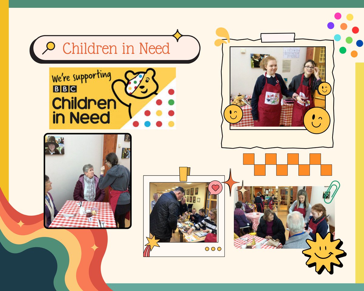 🌟 Today at T42 Café! 🌟

We were so proud to host our T42 Café today, with all proceeds going to Children in Need! 🐻💛

A huge highlight was trying out our brand-new coffee machine, which made its debut thanks to a kind donation from Scotmid. ☕✨