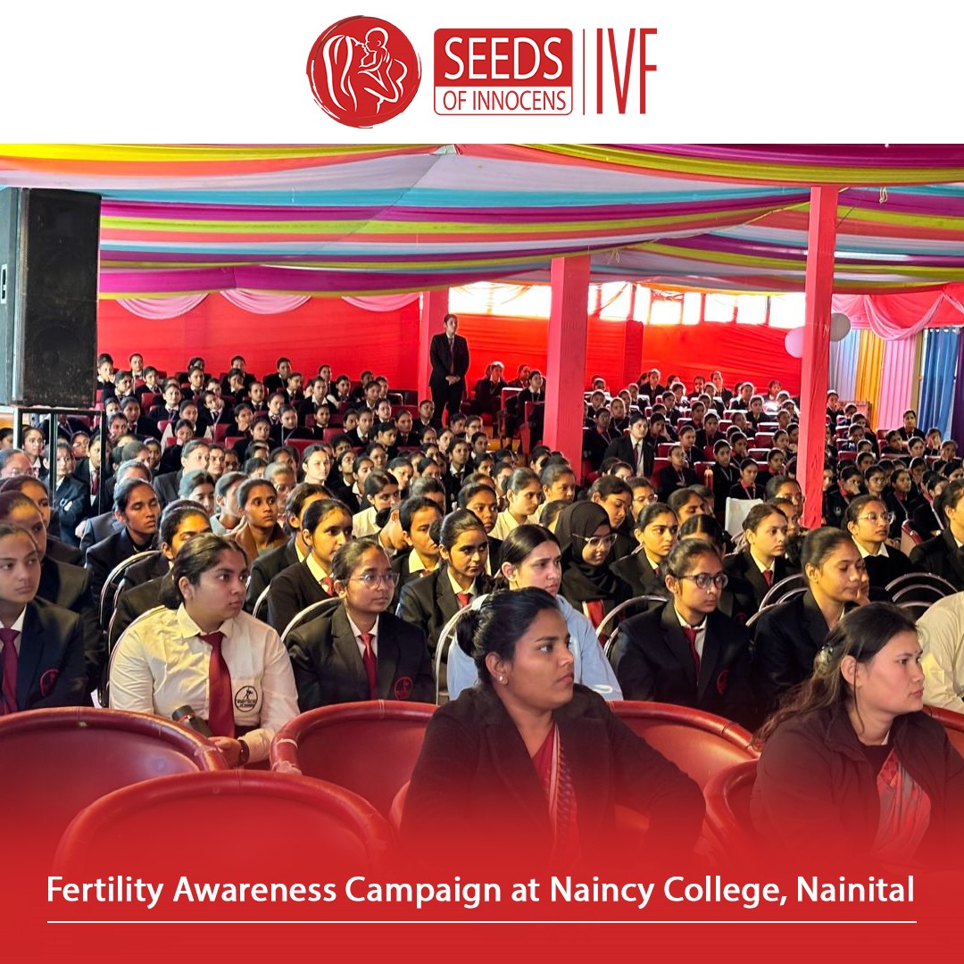 seedsofinnocens's tweet photo. Caption: It’s time to take control of our health! Celebrating women’s health at Naincy College of Nursing in Joylicut, #Nainital! Our Fertility Awareness Campaign covered vital topics like #PCOS, #genetics, endometriosis, #egg freezing, and more. https://t.co/x65ovoecD9