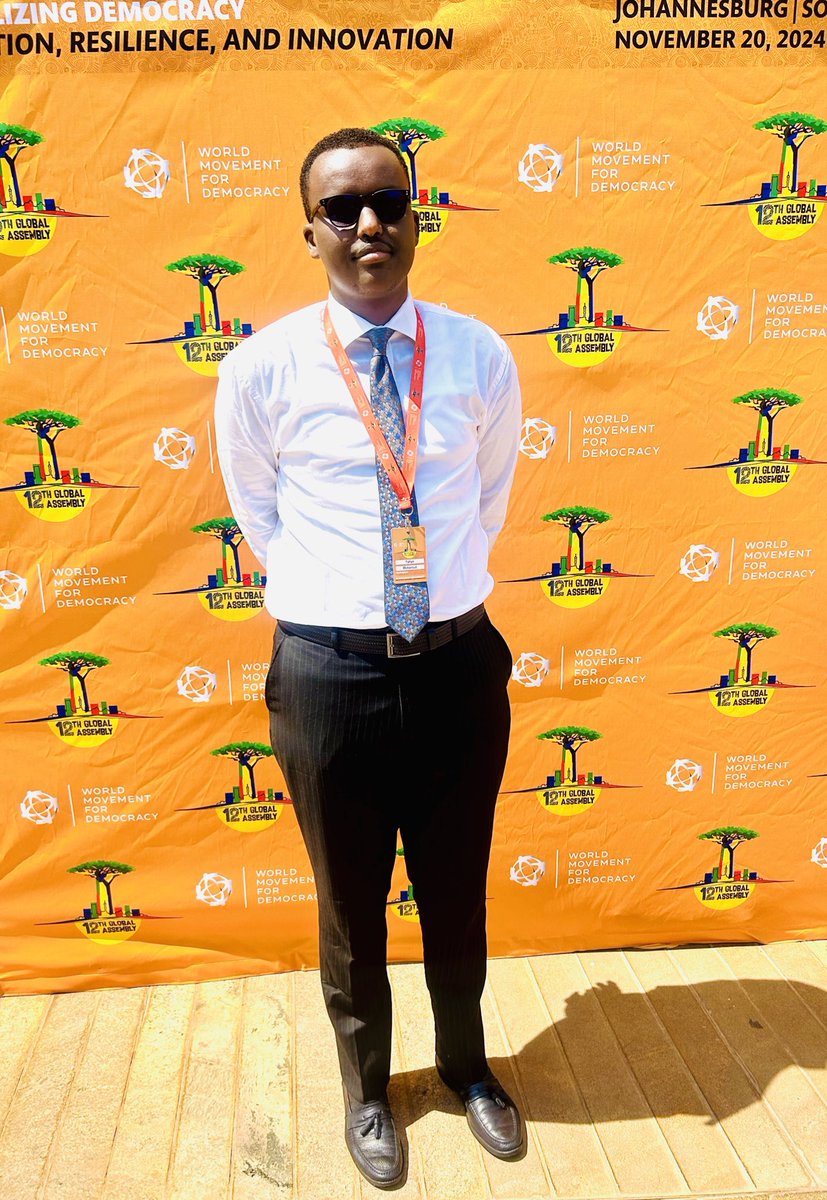 Yaxye_Bisle's tweet photo. Attending the #WM12Assembly in Johannesburg  with 500+ democracy advocates.
Excited to meet great people in the space of democracy activism, media freedom and social movements &amp; to engage  in discussions on Revitalizing Democracy through Reflection, Resilience, and Innovation. https://t.co/c0k7VqJyXT