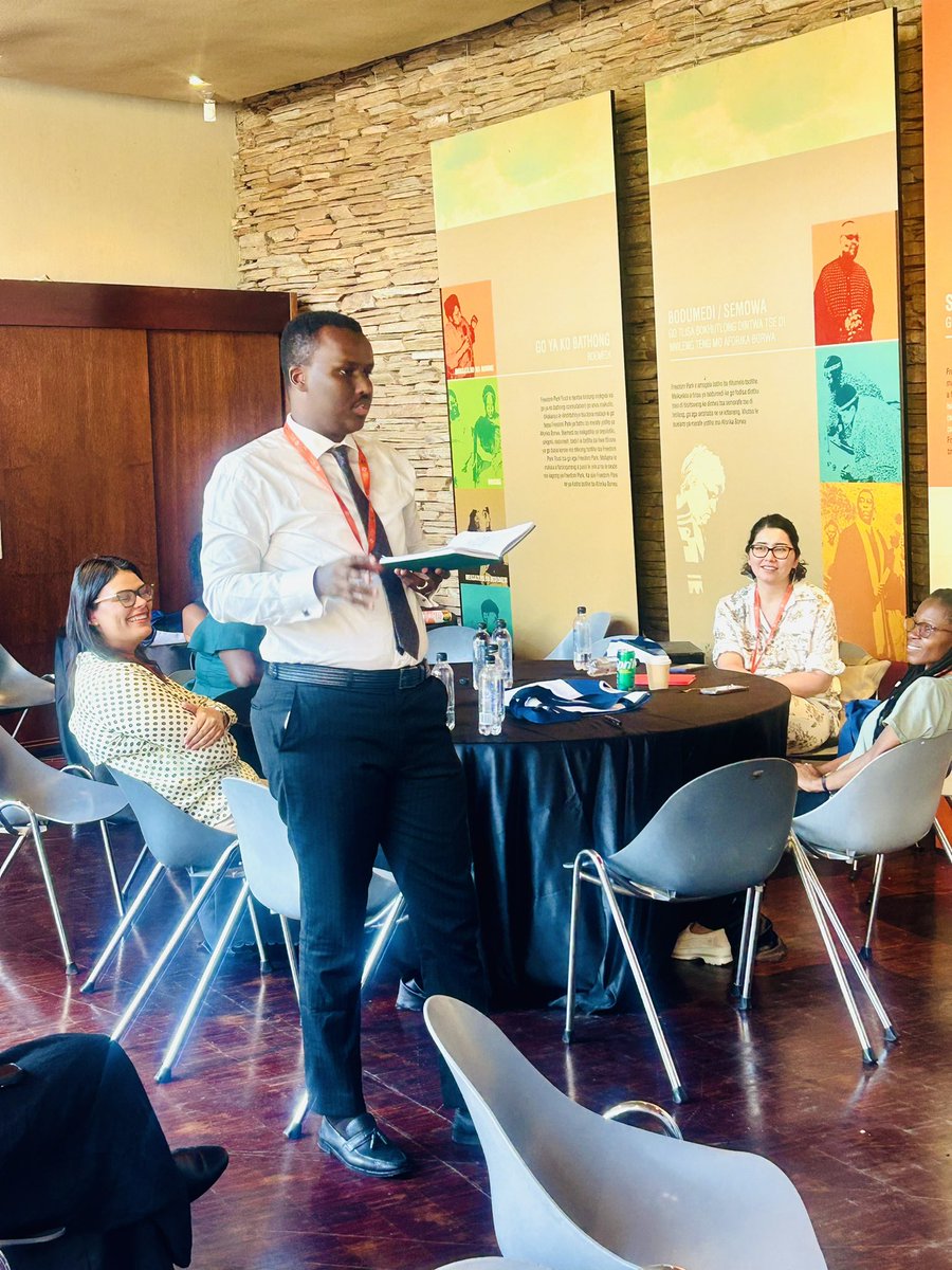 Yaxye_Bisle's tweet photo. Attending the #WM12Assembly in Johannesburg  with 500+ democracy advocates.
Excited to meet great people in the space of democracy activism, media freedom and social movements &amp; to engage  in discussions on Revitalizing Democracy through Reflection, Resilience, and Innovation. https://t.co/c0k7VqJyXT