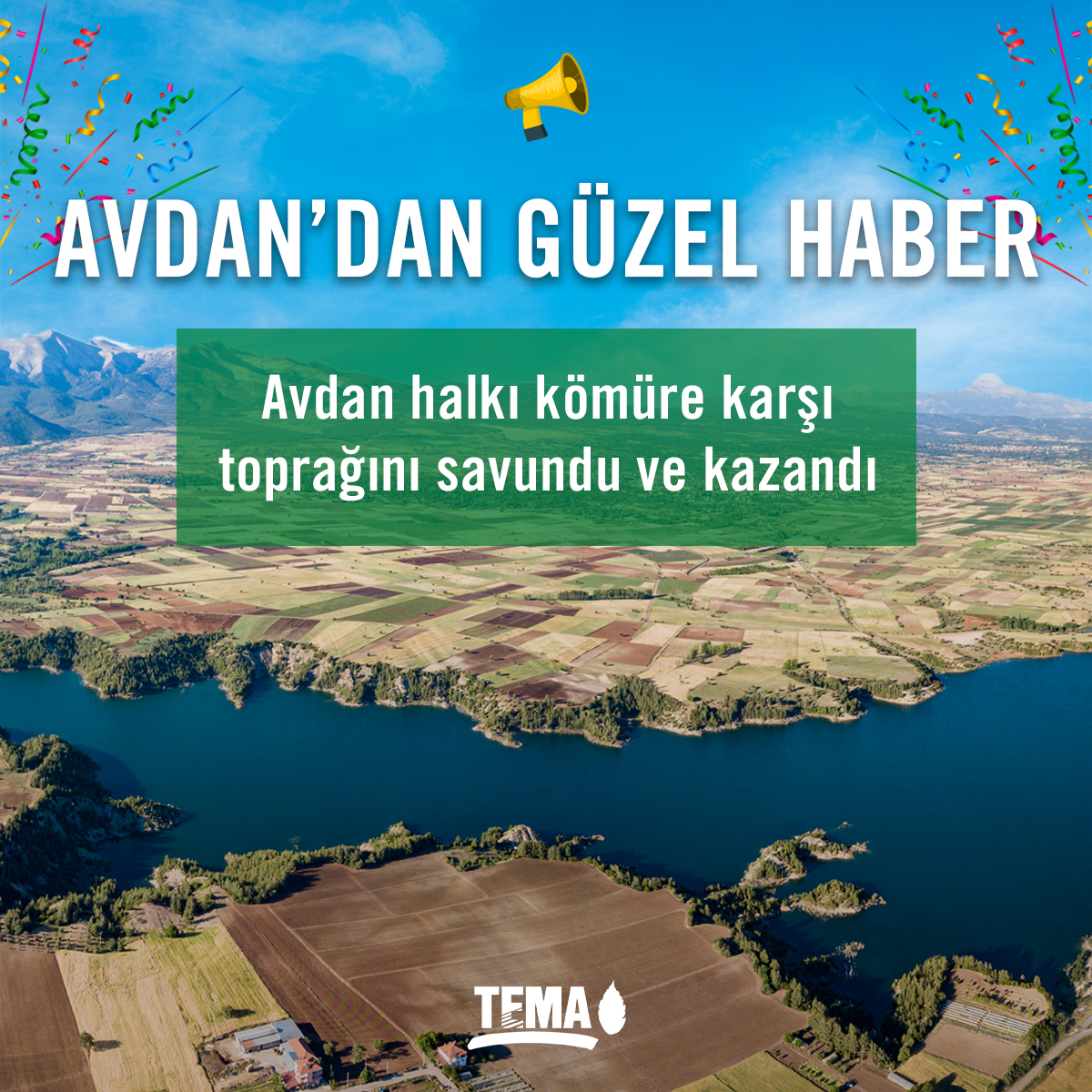 📌 2022 yılında Denizli Avdan’daki açık kömür işletmeciliği için alınan Acele Kamulaştırma Kararı, Danıştay İdari Dava Daireleri Kurulu tarafından iptal edildi.

🍀 Böylece tarım arazilerini yok edecek, ekosisteme zarar verecek ve su varlıklarını kirletecek kömür madenciliği