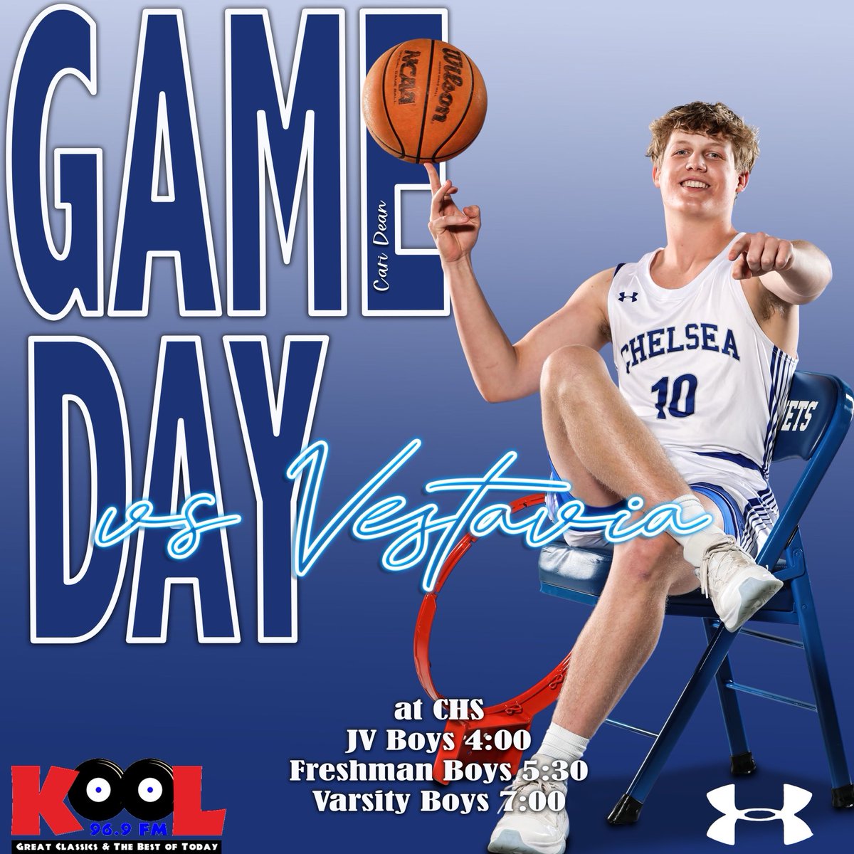 Home game tonight. All 3 boys team playing. Come out and enjoy a night of basketball ⁦<a href="/CHHSHornets/">Chelsea High School</a>⁩