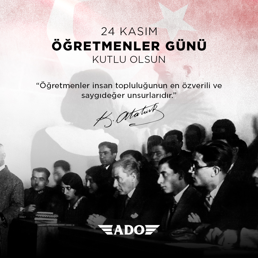 adogrup's tweet photo. 24 Kasım Öğretmenler Günü Kutlu Olsun

#24kasım #öğretmenlergünü #adogrup https://t.co/4YkscY68t9