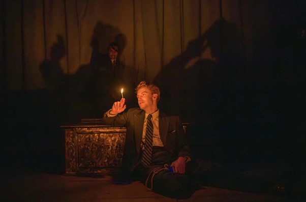 PendlePumpkin's tweet photo. This time next week on @hitch_pod! 

A ROPE-filled episode! 🪢

I'm joined by the incredible actor @JackHammett who played Brandon in a recent production of Patrick Hamilton's ROPE at Theatre Clwyd to discuss his approach to the role &amp; his thoughts on Hitchcock's film! https://t.co/KvTw3cCmcr