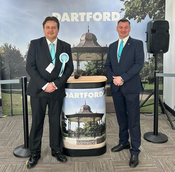 Reform UK won 2 local by-elections in Kent last night. We are on our way.