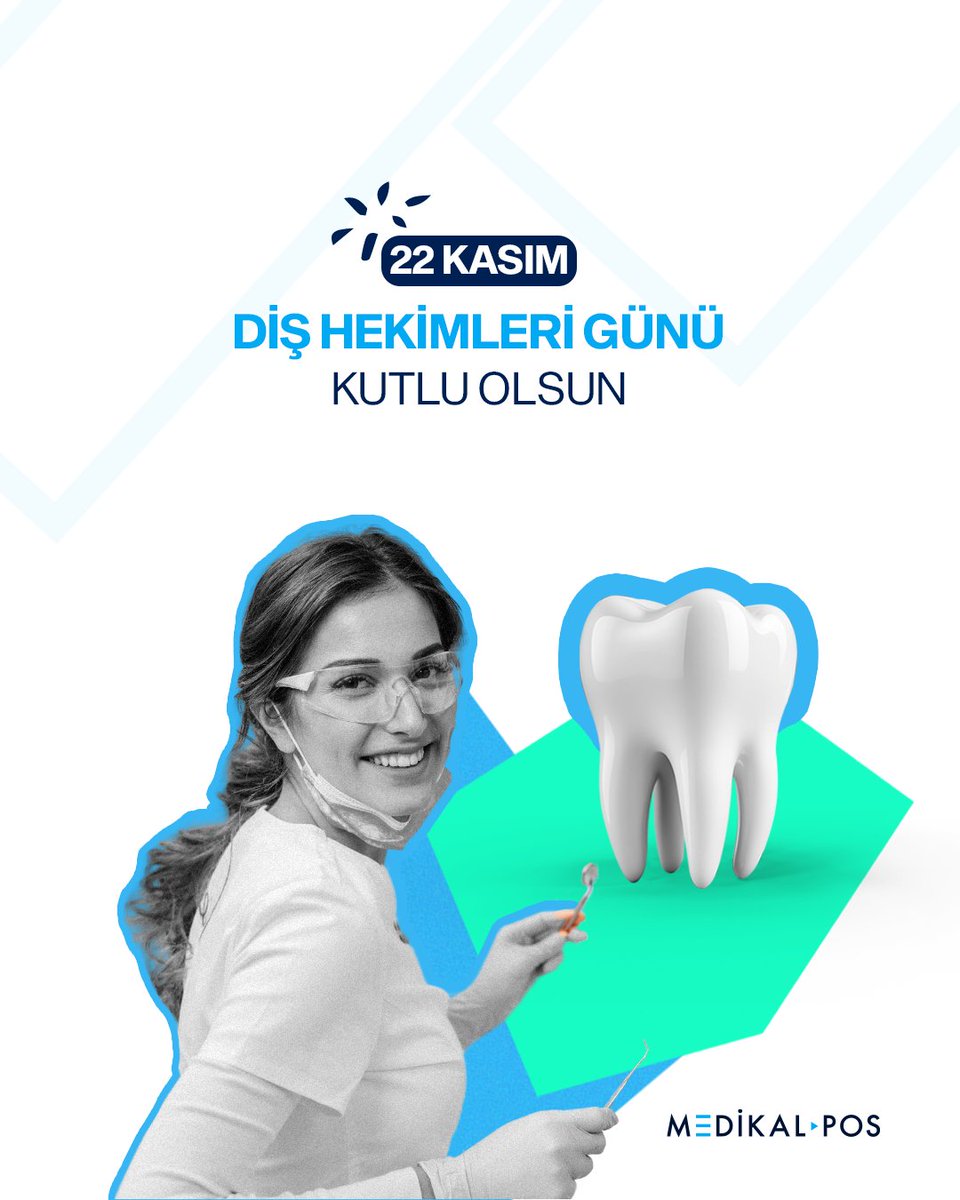 MedikalPos's tweet photo. Türkiye'de modern diş hekimliği eğitiminin başlamasının 116. yılında, sağlıklı gülüşlerimizi bizlere kazandıran tüm diş hekimlerimizin Diş Hekimleri Günü'nü kutluyoruz. İyi ki varsınız!

#MedikalPos https://t.co/n0MDFIvFrL