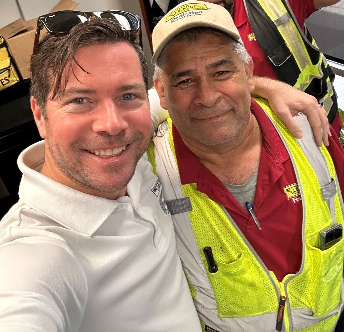 We want to celebrate our driver, Gil, and his 29th anniversary here at J.B. Hunt! Gil’s Final Mile Services Director, Will said, “The impact Gil has had here goes beyond the miles he’s driven or the hours he’s put in. Gil is a true treasure within our company.”
