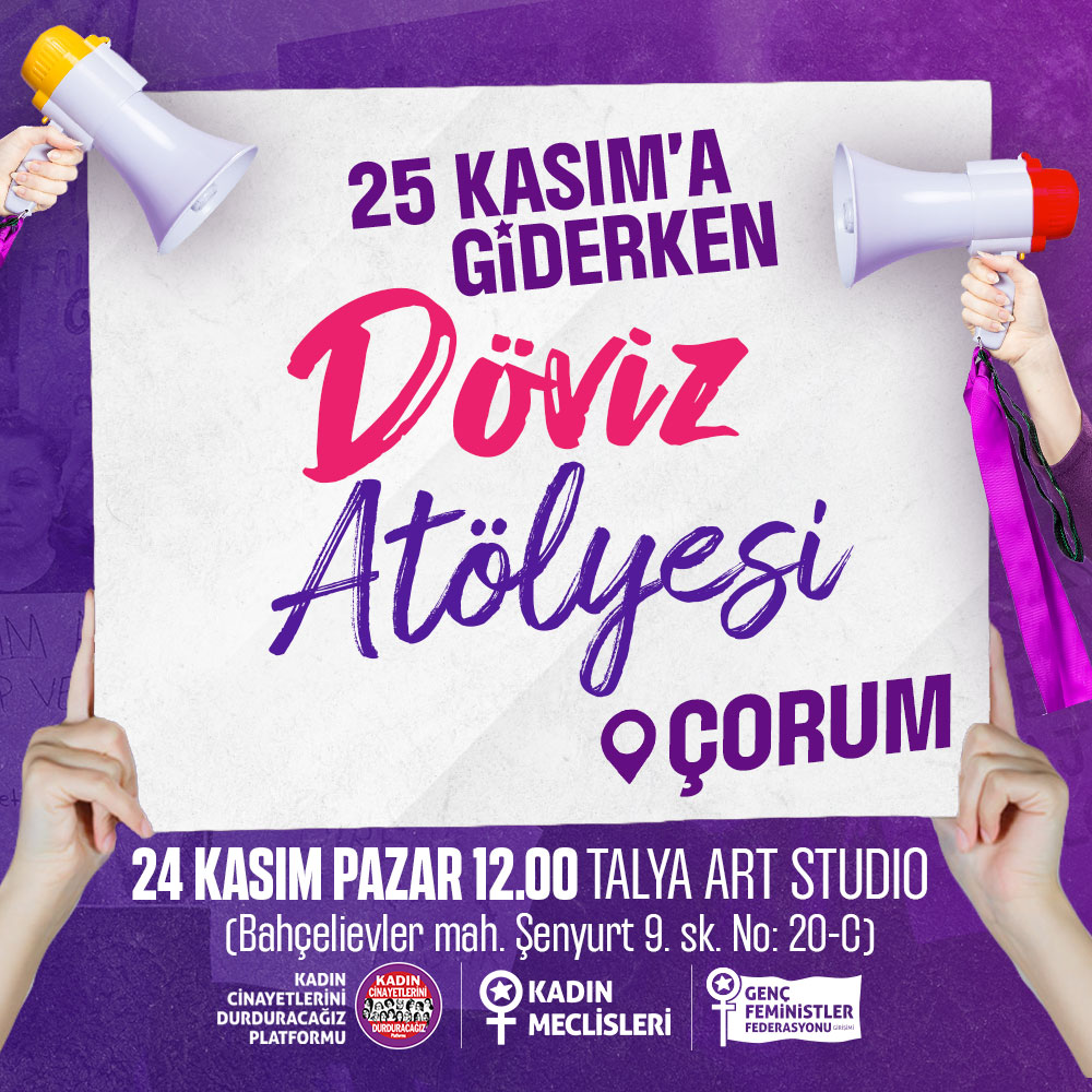 📢 25 Kasım’a giderken Döviz Atölyesi'nde buluşuyoruz! 

Sen de katılmak için bize ulaşabilirsin⭐️

📆24 Kasım Pazar
⏰12.00
📍Talya Art Studio