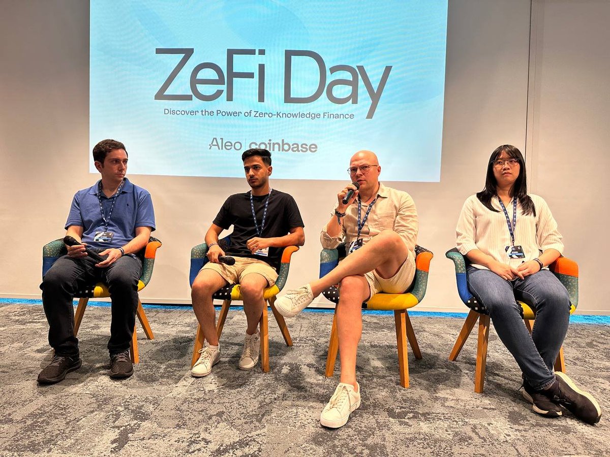 arcane_finance's tweet image. We were excited by #ZeFiDay at #DevCon! It was great to represent Arcane Finance alongside amazing speakers like @CoralRelief from @demoxlabs, @schmiddominik1 from Polygon Miden, and others. 

A huge thank you to @AleoHQ and @coinbase for this opportunity and for organizing the…