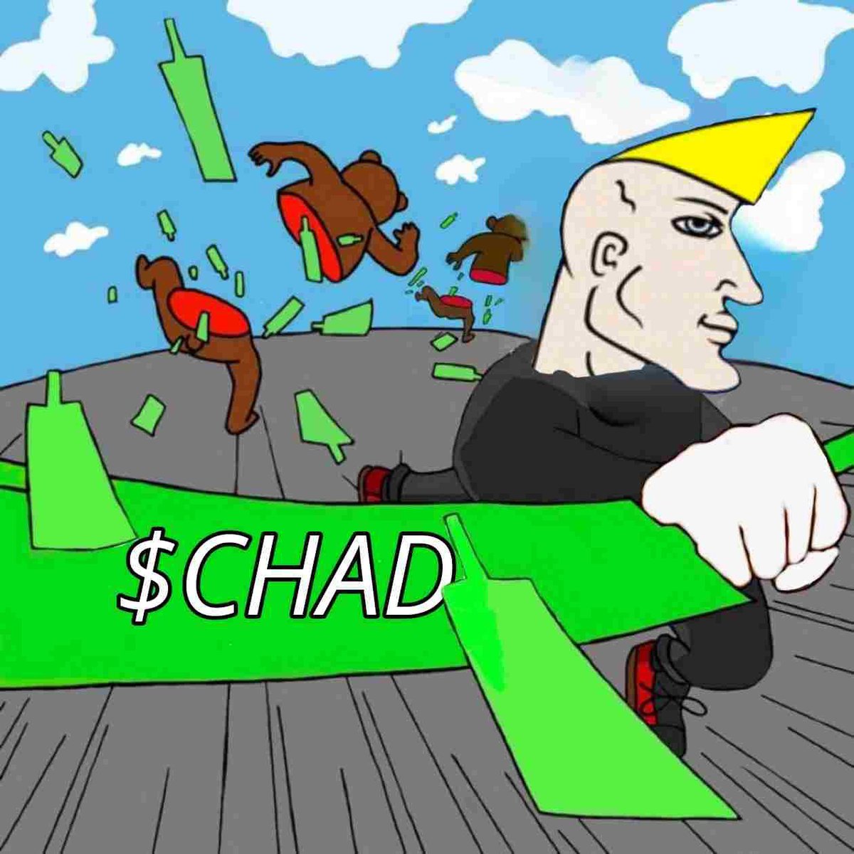 we don't have time for bears.

Only UP. $CHAD's understand this narrative.

THUNDERCOCK ENERGY.