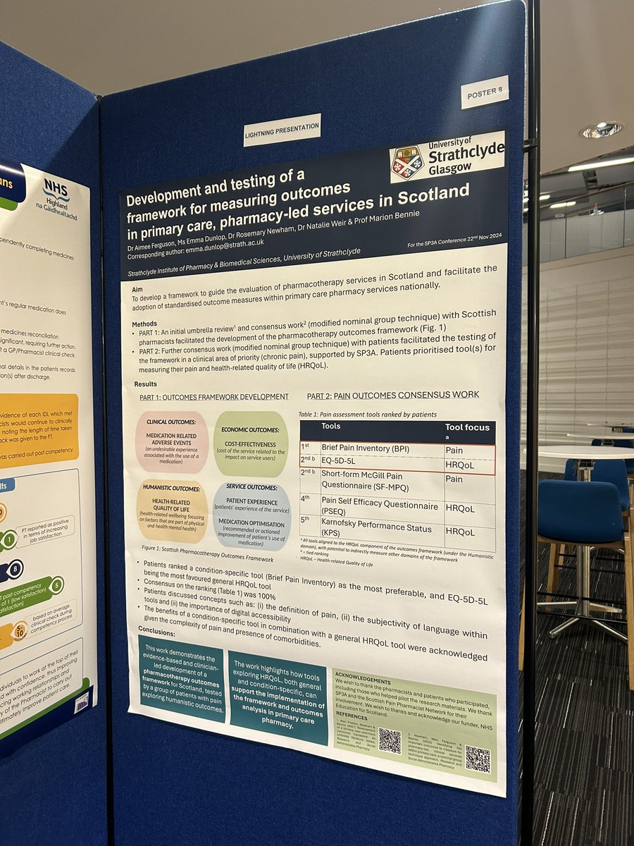Pharmacoepi Health Care Research Group (SIPBS) (@pehcr_sipbs) on Twitter photo <a href="/research_aimee/">Dr Aimee MD Ferguson</a>, Emma Dunlop, Rosemary Newham, <a href="/rieweilatan/">Dr Natalie Weir</a> and <a href="/marionbennie1/">Marion Bennie</a> also have a poster and lightning presentation on the development and testing of the pharmacotherapy outcomes framework, funded by <a href="/NHS_Education/">NHS Education for Scotland (NES)</a> at today’s <a href="/SPAAconferences/">SP3AA</a> #sp3a2024 <a href="/research_aimee/">Dr Aimee MD Ferguson</a>, Emma Dunlop, Rosemary Newham, <a href="/rieweilatan/">Dr Natalie Weir</a> and <a href="/marionbennie1/">Marion Bennie</a> also have a poster and lightning presentation on the development and testing of the pharmacotherapy outcomes framework, funded by <a href="/NHS_Education/">NHS Education for Scotland (NES)</a> at today’s <a href="/SPAAconferences/">SP3AA</a> #sp3a2024