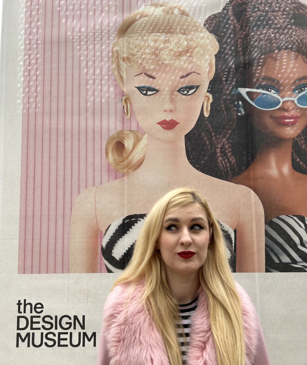 Ria_Fend's tweet photo. Classic 1959 Barbie side eye 😒💄💅🏻👠 Had an amazing day at @Barbie The Exhibition at @DesignMuseum London with @Amberlouiseb #barbie #barbietheexhibition #designmuseum #southkensington #designmuseumlondon https://t.co/qpWBi43YeR