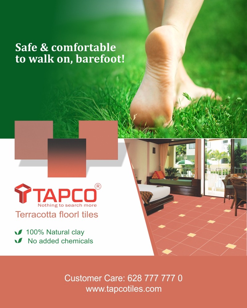 TAPCO premium quality terracotta floor tiles. An ideal choice for your dream home. 100% Natural. No added chemicals

For all business inquiries, Please reach out to us +91 9388773717 Visit - tapcotiles.com 

#tapco #rooftiles #tapcotiles #roofing #TerracottaTiles