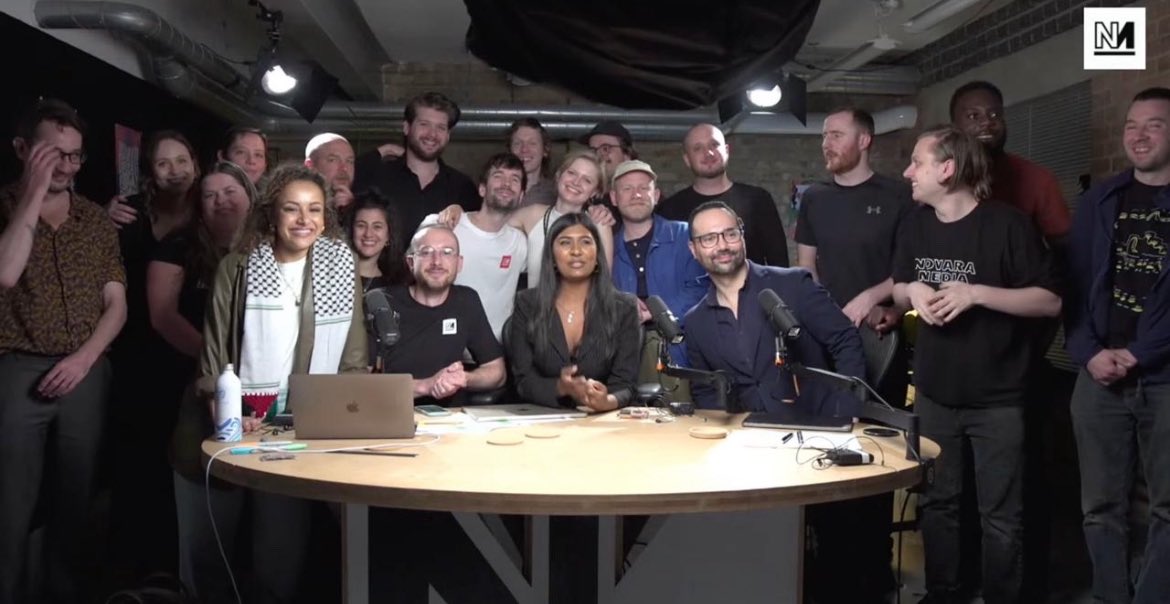 850,000 YouTube subscribers for <a href="/novaramedia/">Novara Media</a>! 

The race to one million is ON…

We have a tremendously exciting six months ahead, with some improvements (hopefully)! 

Subscribe here: youtube.com/@novaramedia