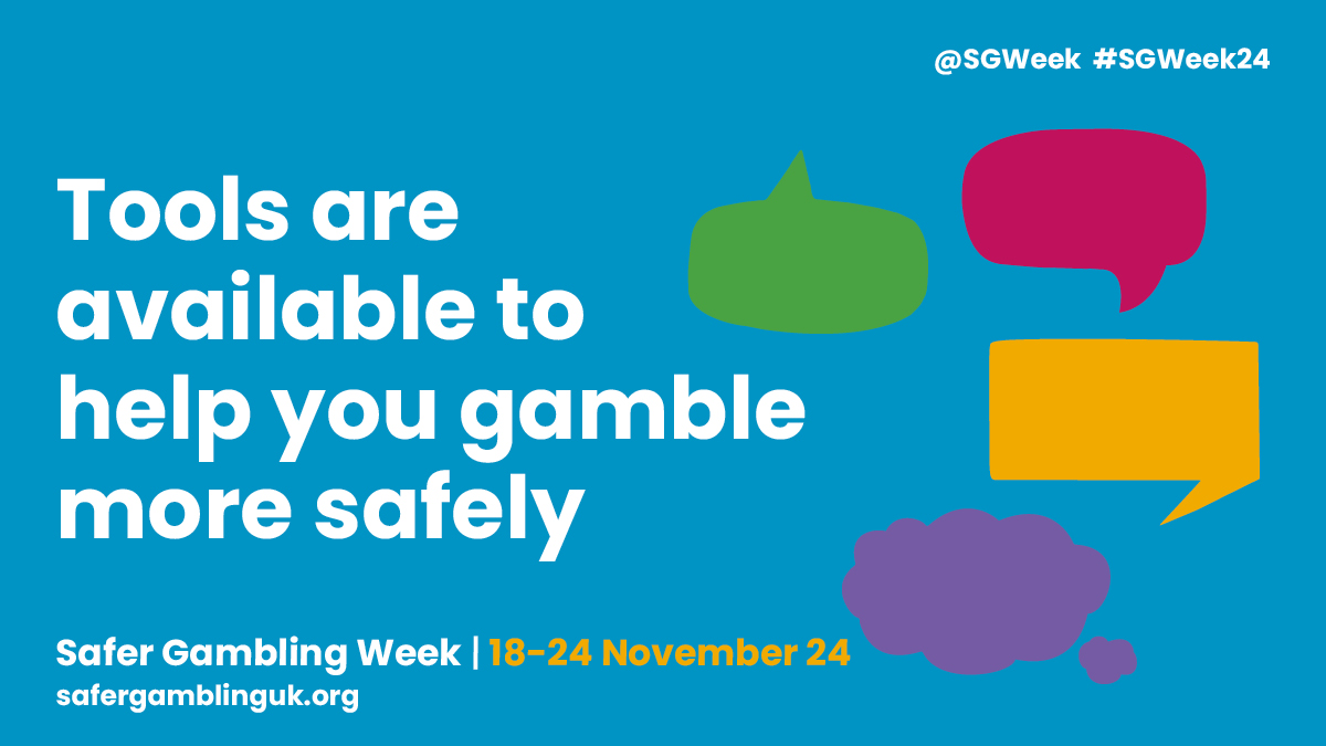 Need help staying within your limits? Check out the tools available to make safer gambling easier, from deposit limits to time alerts. Use #SGWeek24 as your chance to find the support that works for you!

safergamblinguk.org