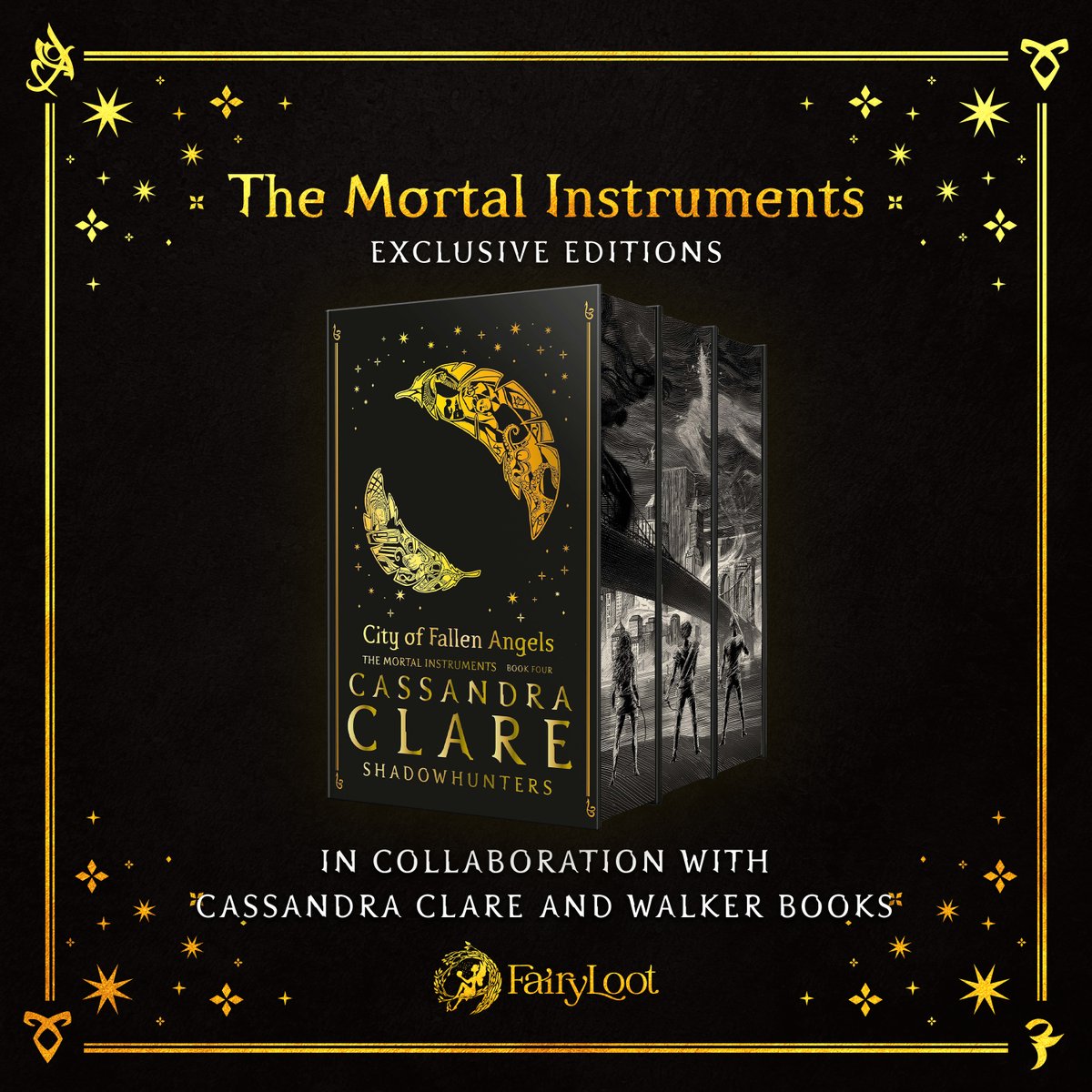We are so thrilled to present to you… 'The Mortal Instruments’ Part II Exclusive Editions brought to you in collaboration with <a href="/cassieclare/">Cassandra Clare</a> and <a href="/WalkerBooksYA/">Walker YA</a>!