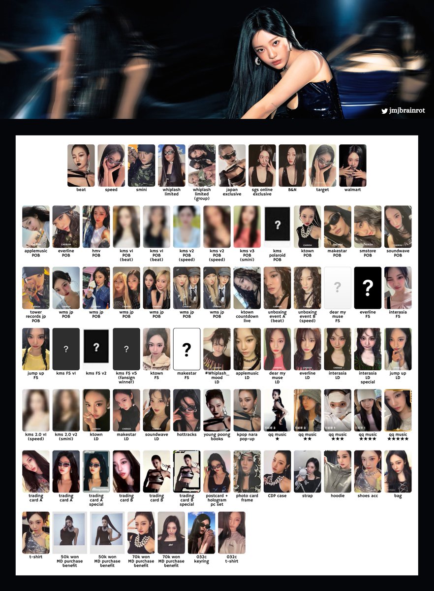 💿 aespa 5th mini album - whiplash complete photocard template