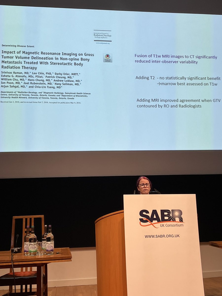 Patty Diez Hes 💙 (@pattydiezh) on Twitter photo What a fantastic and comprehensive review by <a href="/emmadunne/">Emma Dunne 💙</a> on technicalities of bone #SABR. What fractionation? What CTV? Should we use MRI with the planning scan to ensure we don’t miss any disease? I still have so many questions…
#UKSABR2024 What a fantastic and comprehensive review by <a href="/emmadunne/">Emma Dunne 💙</a> on technicalities of bone #SABR. What fractionation? What CTV? Should we use MRI with the planning scan to ensure we don’t miss any disease? I still have so many questions…
#UKSABR2024