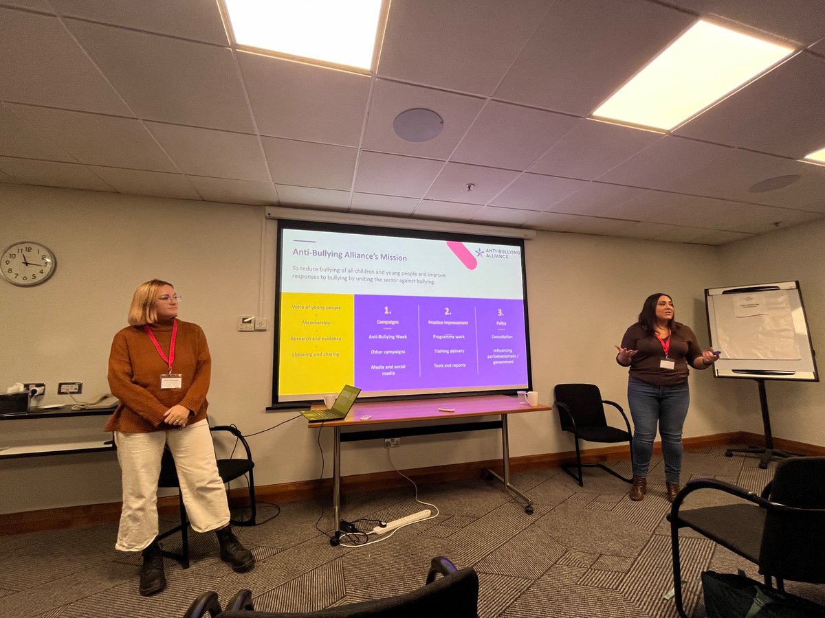 Bullying and Aggressive Behaviour Research Group (@bab_researchntu) on Twitter photo Fantastic to have Martha and Jess from the Anti-Bullying Alliance join us for our symposium on Banter and Bullying #woa2024 <a href="/PsychologyNTU/">NTU Psychology</a> <a href="/ABAonline/">Anti-Bullying Alliance #AntiBullyingWeek</a> Fantastic to have Martha and Jess from the Anti-Bullying Alliance join us for our symposium on Banter and Bullying #woa2024 <a href="/PsychologyNTU/">NTU Psychology</a> <a href="/ABAonline/">Anti-Bullying Alliance #AntiBullyingWeek</a>