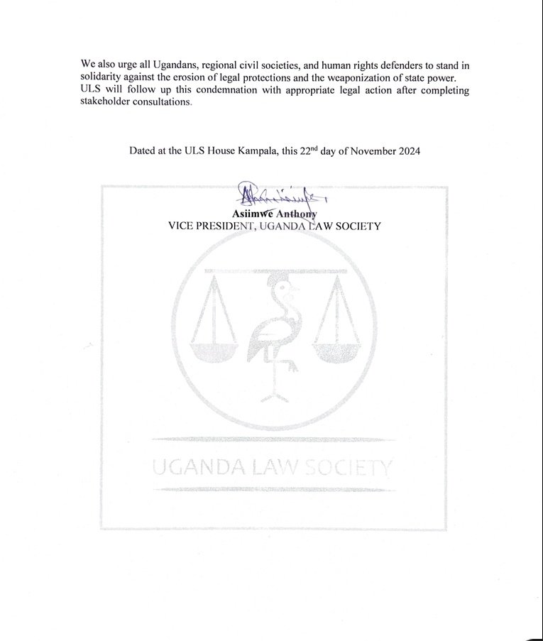 Uganda Law Society tweet media
