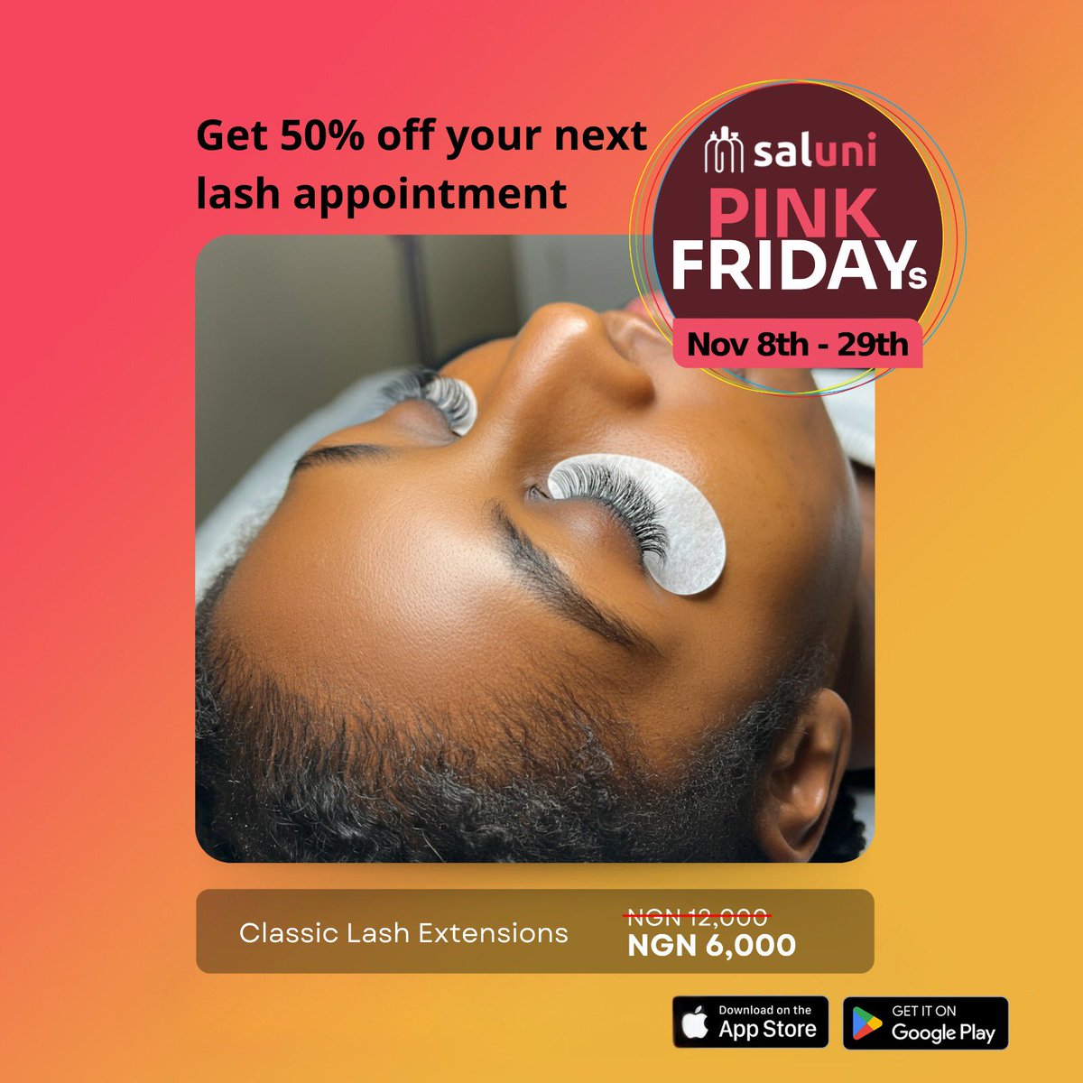 labbymedia's tweet photo. @SaluniApp And finally Input this discount code PINKFRIDAY20 at checkout to pay half of your total bill.

PS: The code works for a limited time so hurry now and enjoy the #SaluniPinkFriday
Deal.
Follow @SaluniApp for more details. https://t.co/CZ5Tt9ZSKe