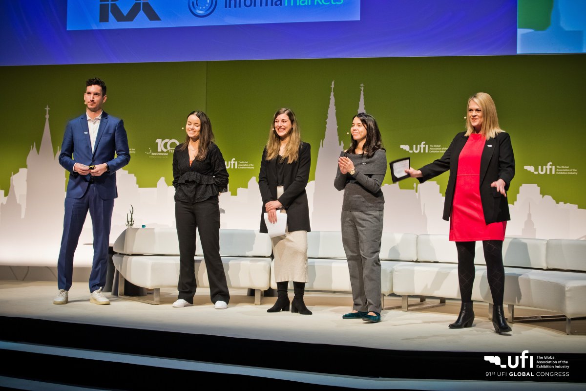 🎤 The 2024 UFI Next Generation Leaders have taken centre stage at the 91st UFI Global Congress ✨

🤖 We're feeling inspired after their presentation on the transformative potential of AI in the exhibition industry! 

#ufi #uficongress #eventprofs #ufingl #ufinglgrant  #AI