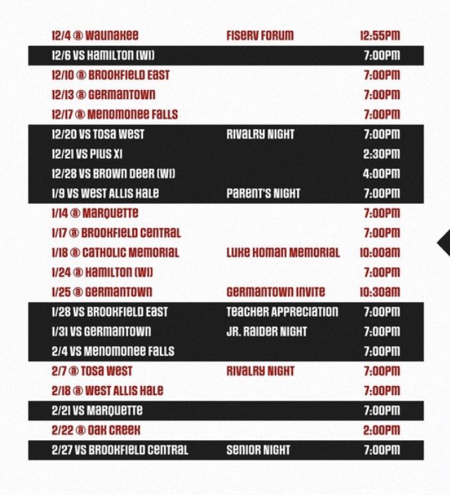 My senior season schedule! ⛷️
#redraiders #year4