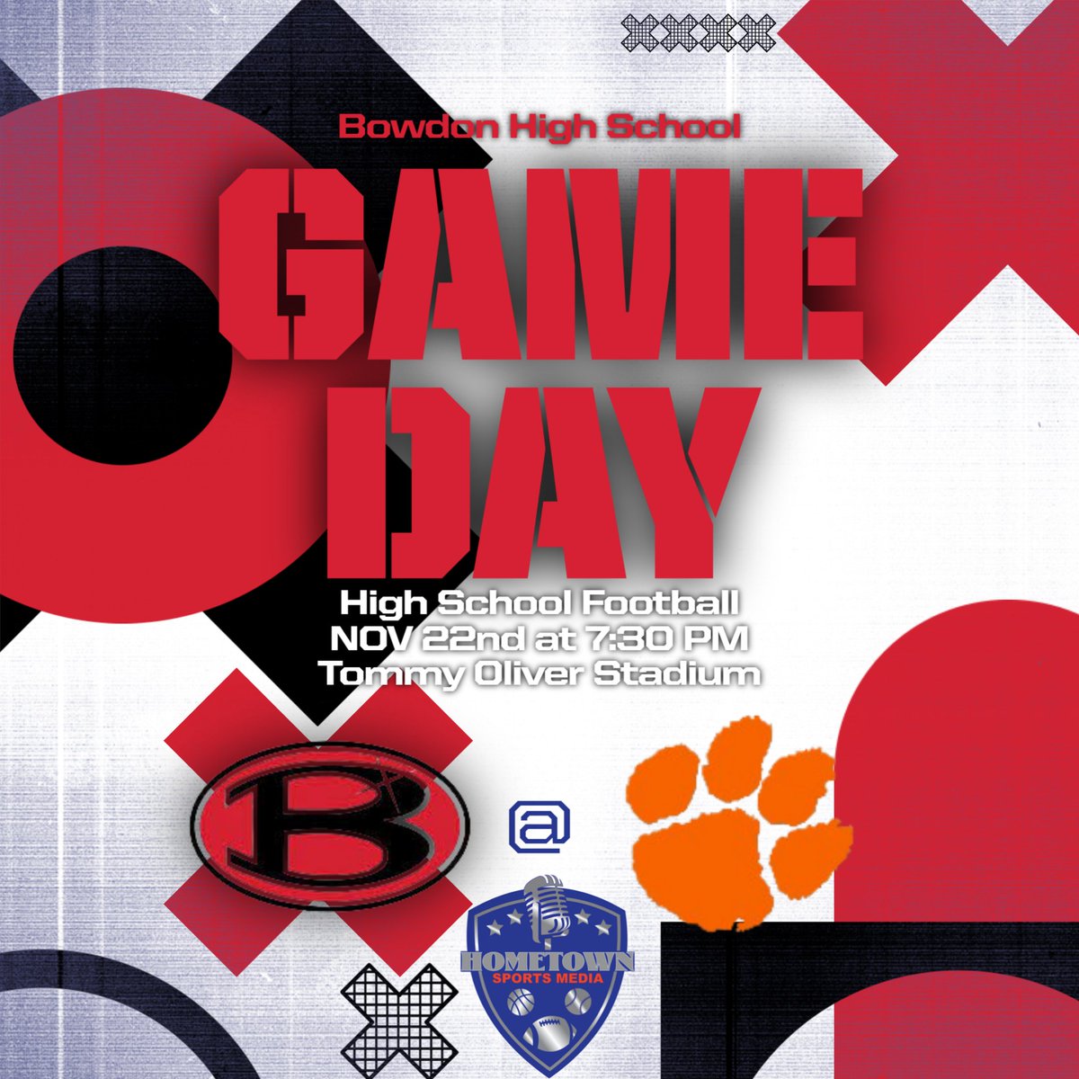 🚨Second Round Playoffs!!!🚨

🆚 <a href="/bowdonrecruits/">Bowdon High School Football/Athlete Recruiting</a> at Metter

📅 November 22nd

⏰ 7:30pm

📍Tommy Oliver Stadium

🎙️<a href="/atorome7771/">Patrick Eidson</a>, <a href="/MOE_1_242/">242_ NOLE</a>, <a href="/ClayHarden/">Clay Harden</a> 

📱play.google.com/store/apps/det…
apps.apple.com/us/app/bowdon-…

🎧 radio.securenetsystems.net/cwa/BRN