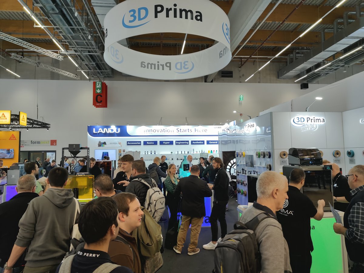 Last day of @formnext_expo

We're a little bit tired, but we've had a fantastic time so far!

Our booth has been very busy the whole week. Thank you so much to everyone who came by and talked to us!
If you've not yet been here, there's still a couple of hours left.

#Formnext2024