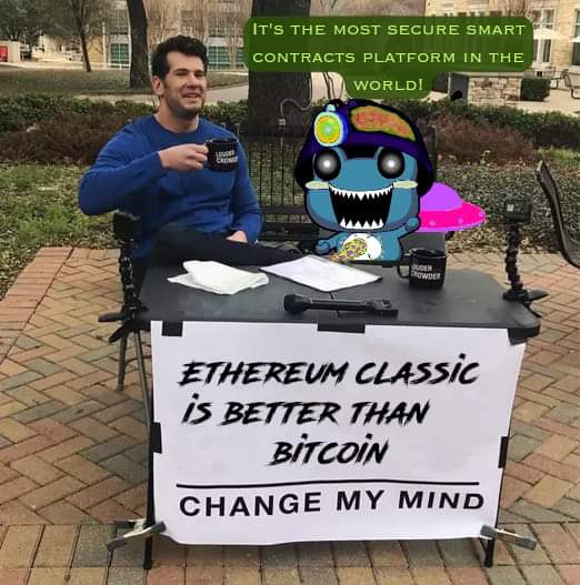 #EthereumClassic is better than #Bitcoin!👇💚🐸