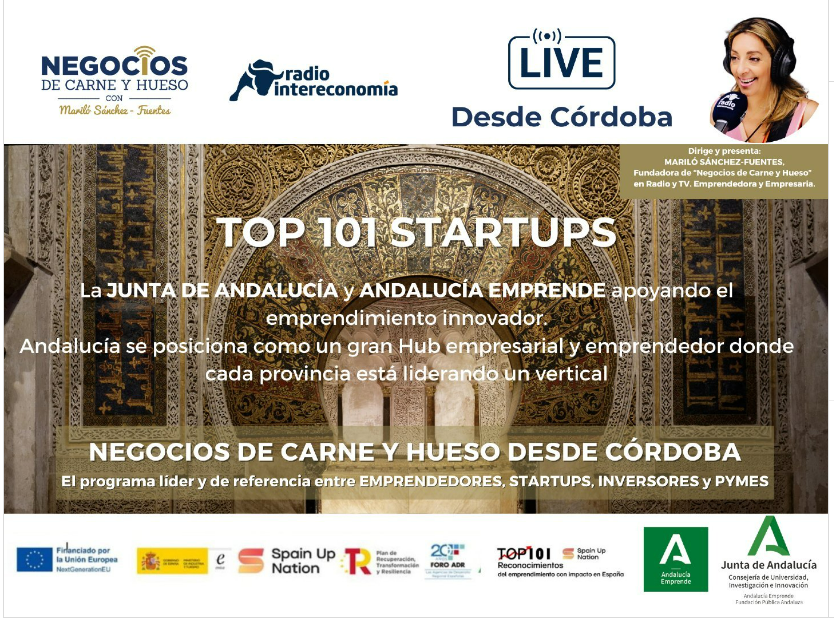 aemprende's tweet photo. 🆕Nuevo especial @NegociosdeCyH @rintereconomia en esta ocasión para hablar sobre los #TOP101SpainUpNation.

🔰Mariló Sánchez-Fuentes ha conversado con:

🔺@javiergonzalEsp. DG Fomento Emprendimiento @UniversidadAnd 
🔺@daniescacena, nuestro dir. gral.

⏭️https://t.co/cxV6WBLgme https://t.co/E0o3ozT690