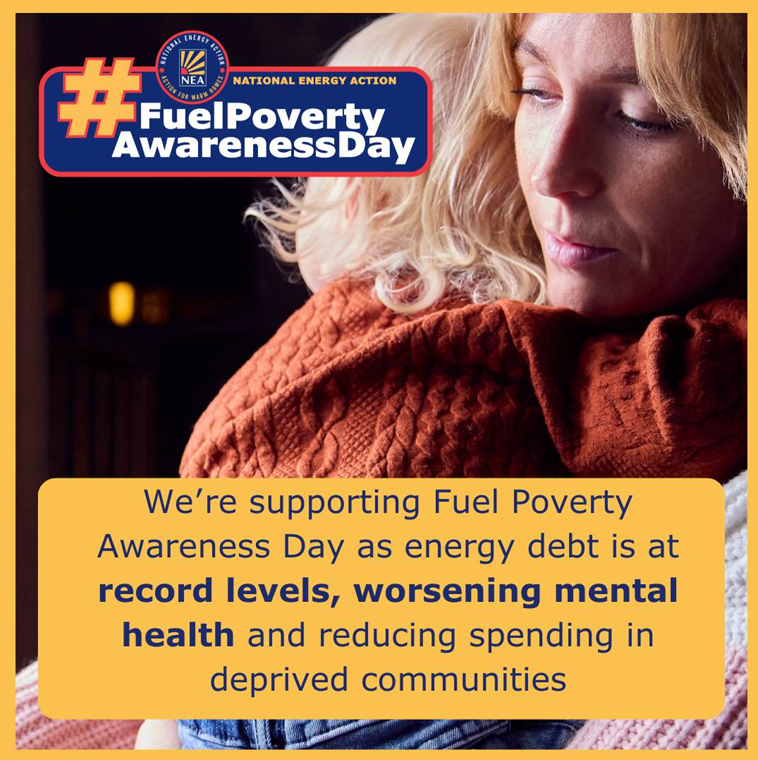 WiltshireCAB's tweet photo. We’re supporting @NEA_UKCharity’s #FuelPovertyAwarenessDay because households are forced to choose between staying warm or falling into further debt. https://t.co/j4lJeBbIxa