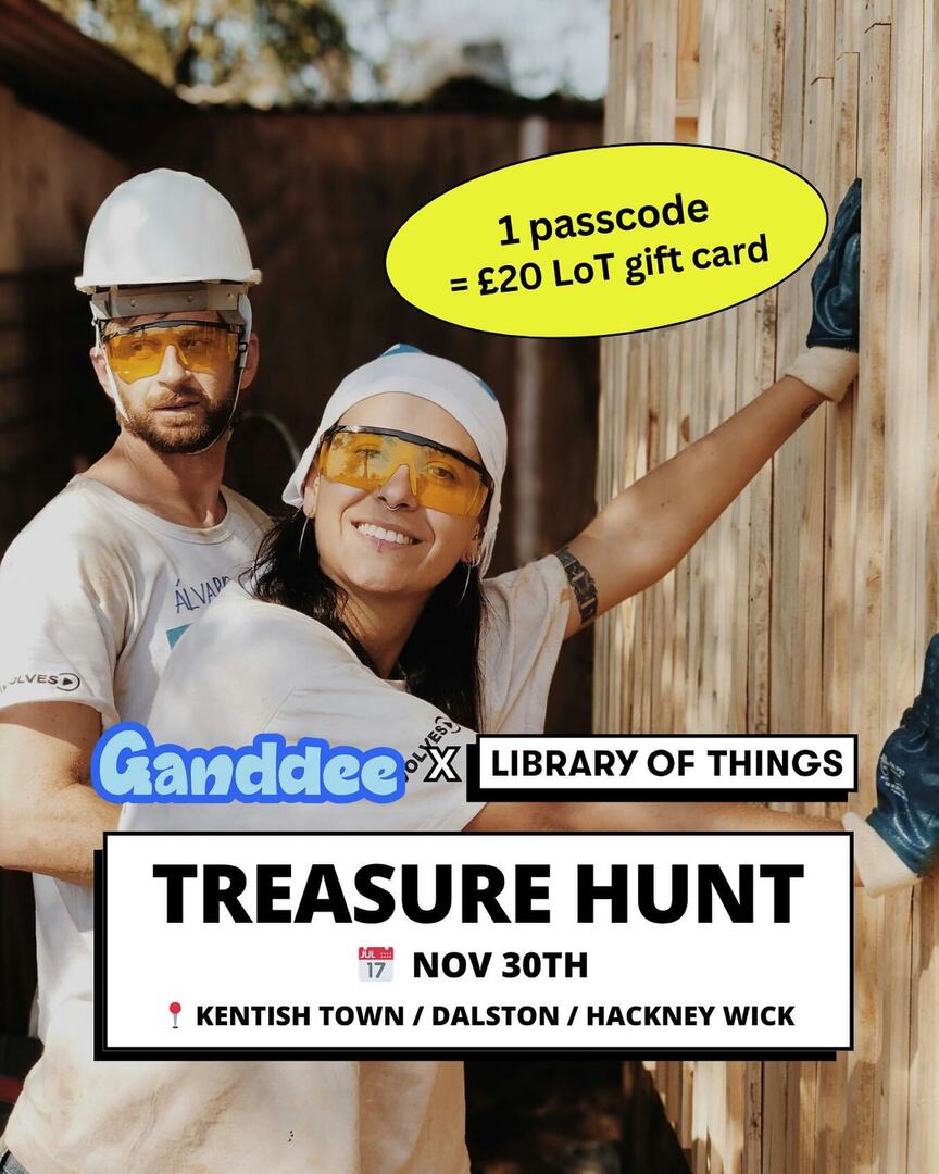 Popcorn’s on us, or ice cream, or whatever you want...

... to do yourself with a rental from Library of Things 💫 

Here us out: £60-worth of LoT vouchers are for grab on Nov 30th! 🙀 

We’re super (duper) happy to join forces with Library of Things for… instagr.am/p/DCrKK77Ir9k/